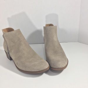 NWT Lucky Brand Perforated Bootie